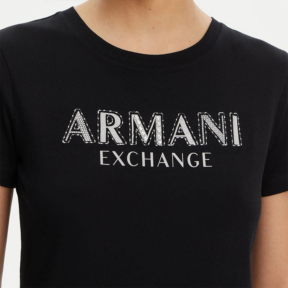 Armani Exchange T-shirt da donna in cotone
