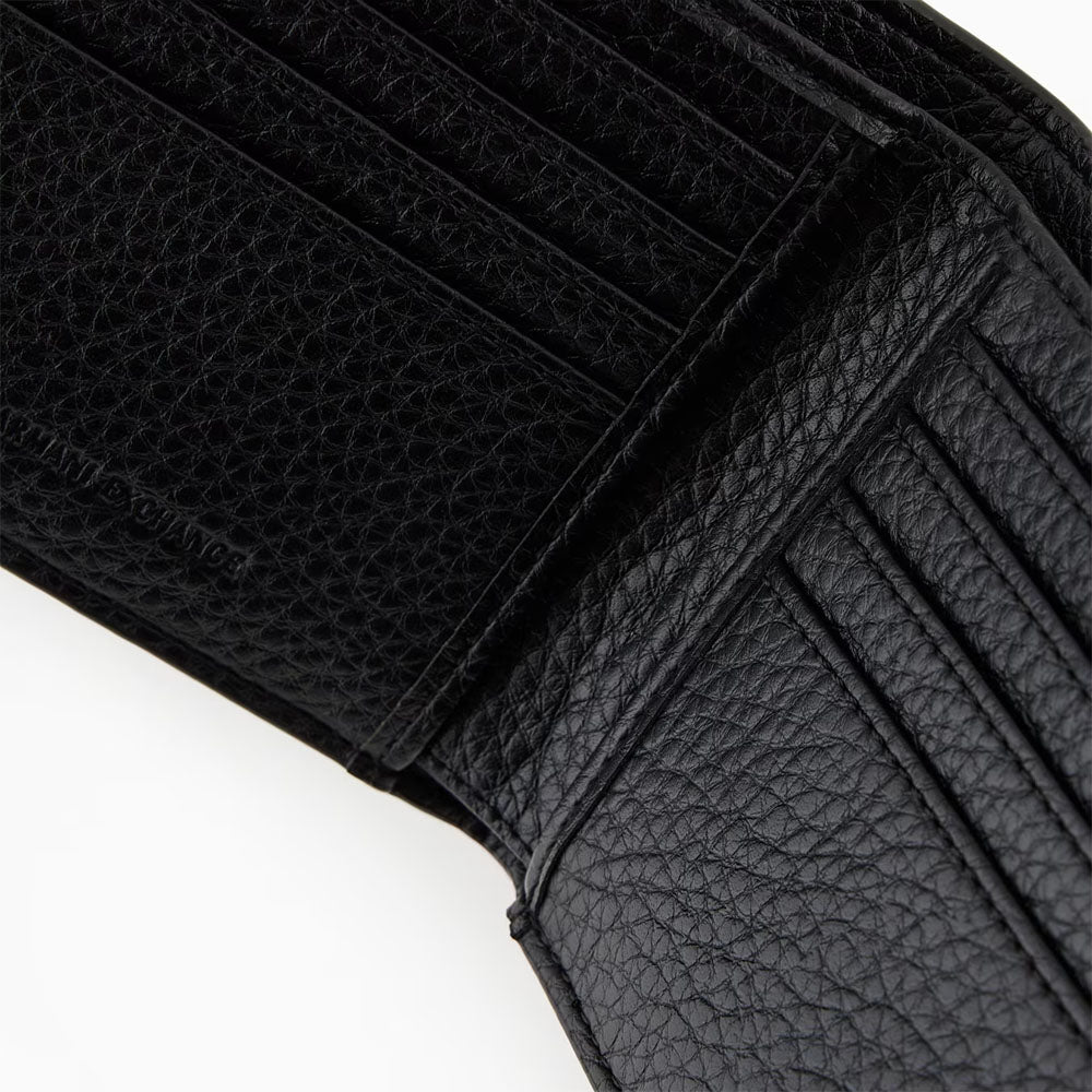 Armani Exchange portafogli da uomo in ecopelle bottolata