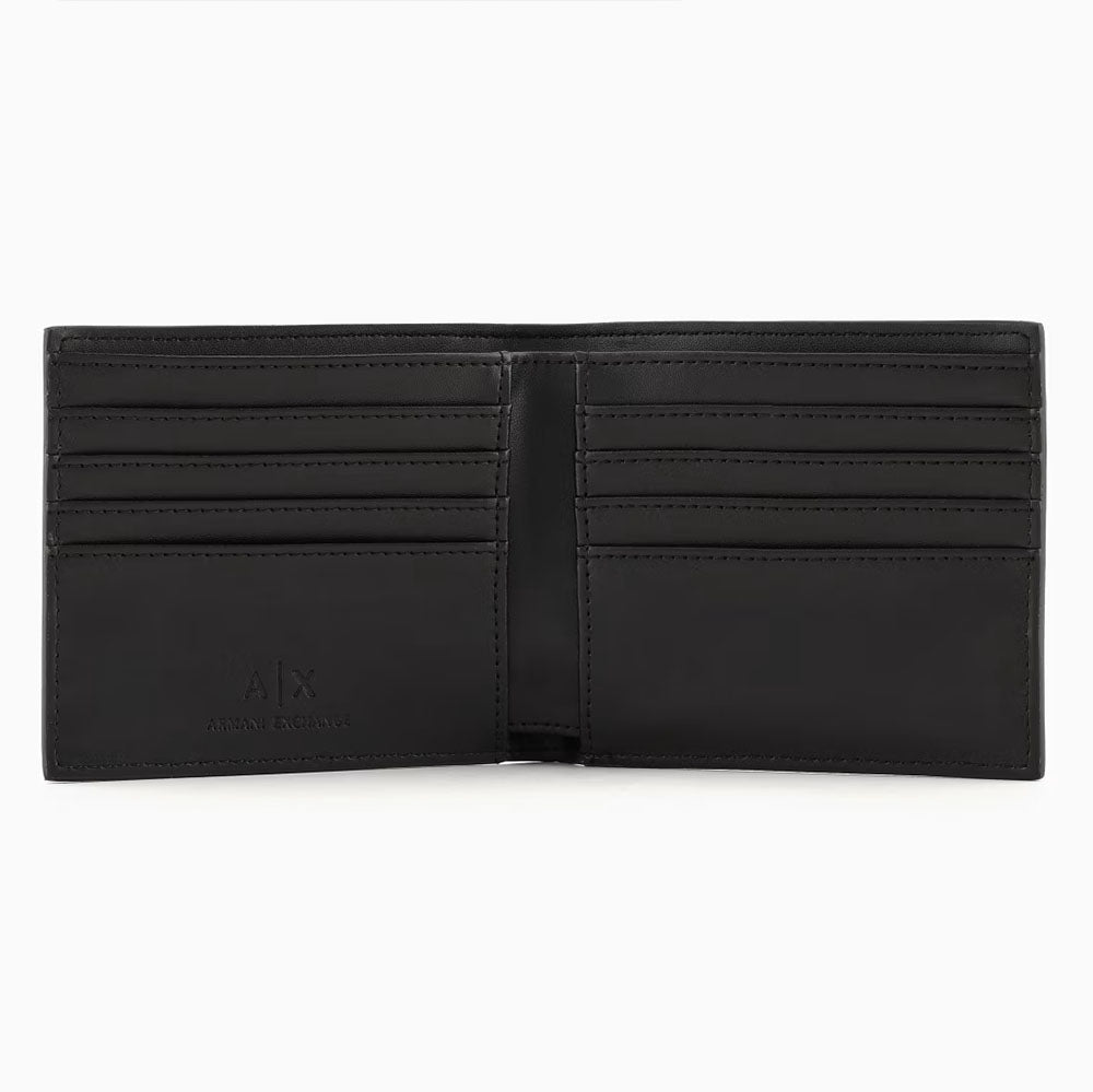 Armani Exchange portafogli da uomo in tessuto rivestito