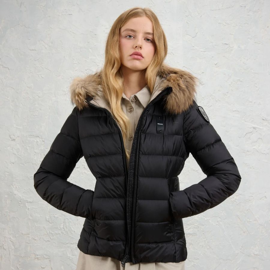 Blauer Giubbino da donna 26WBLDC03038