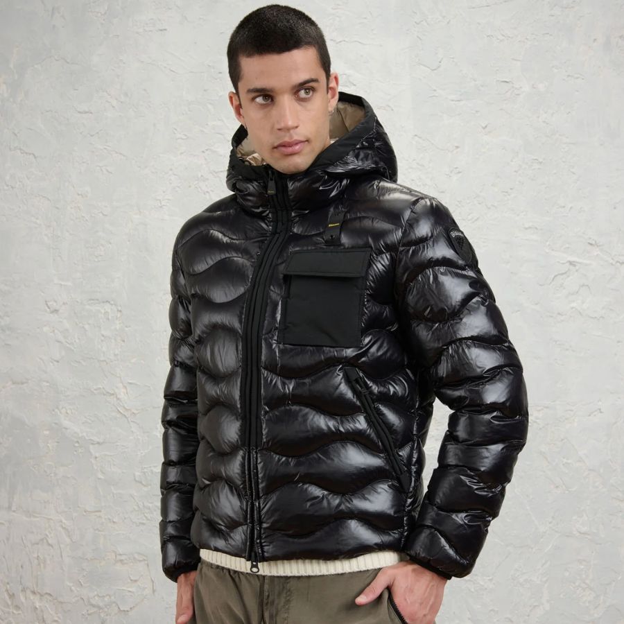 Blauer Giubbino da uomo 26WBLUC02053 GIUBBINO CORTO IMBOTTITO OVATTA TERMICA BRYANT