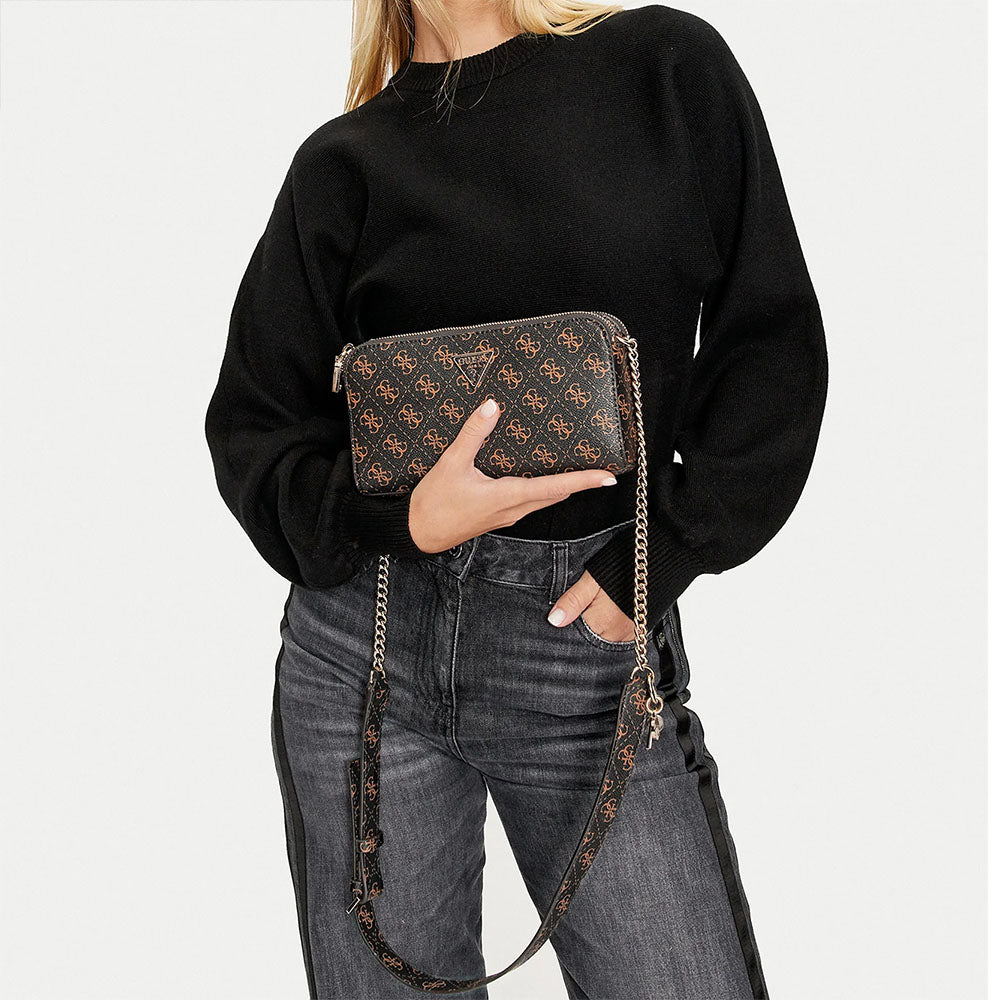 Guess borsa a tracolla da donna 4g logo