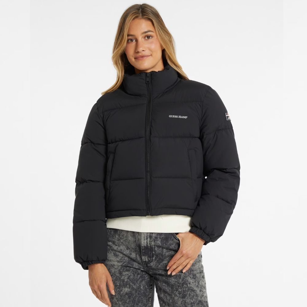 Guess Piumino cropped da donna W4BL20WGII2