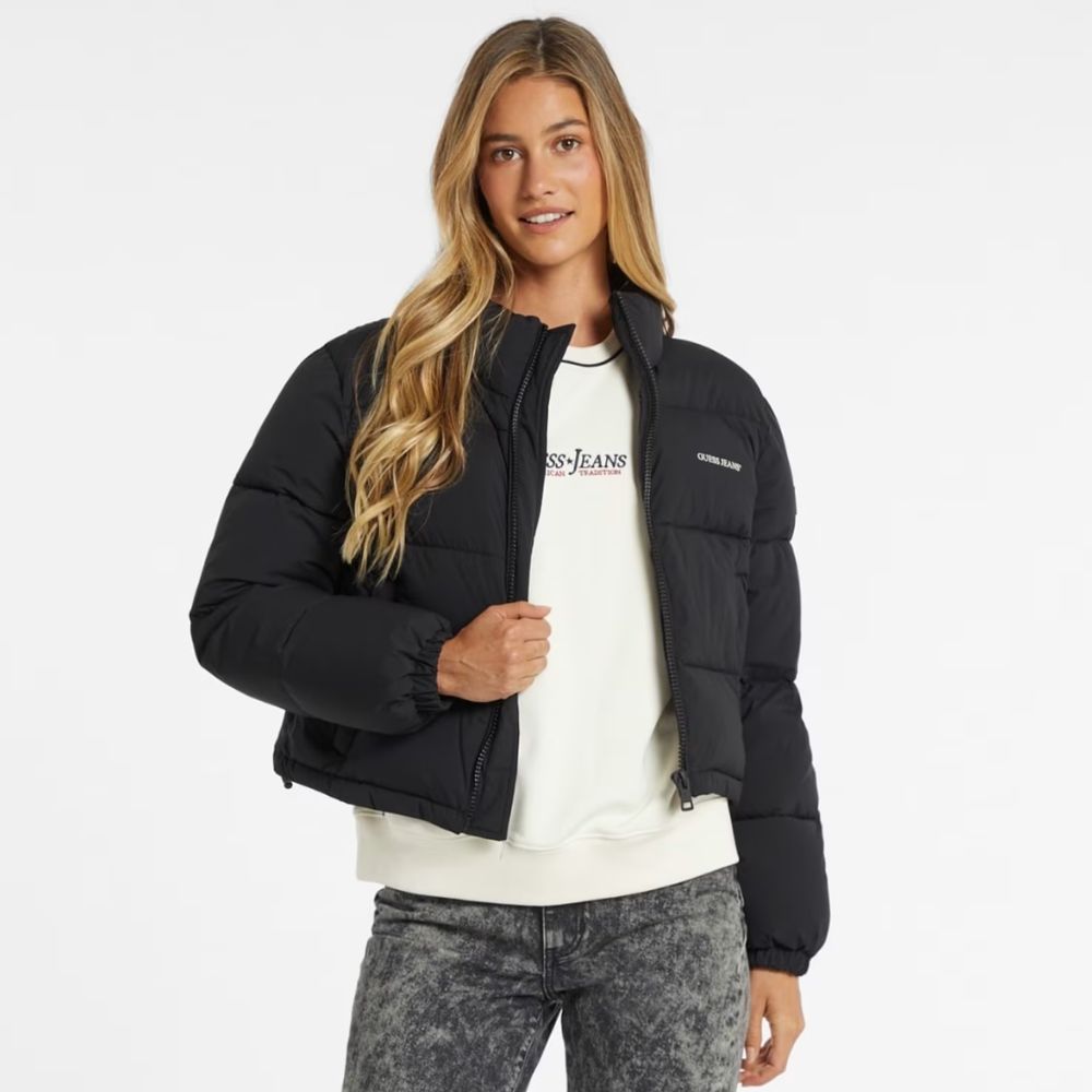 Guess Piumino cropped da donna W4BL20WGII2