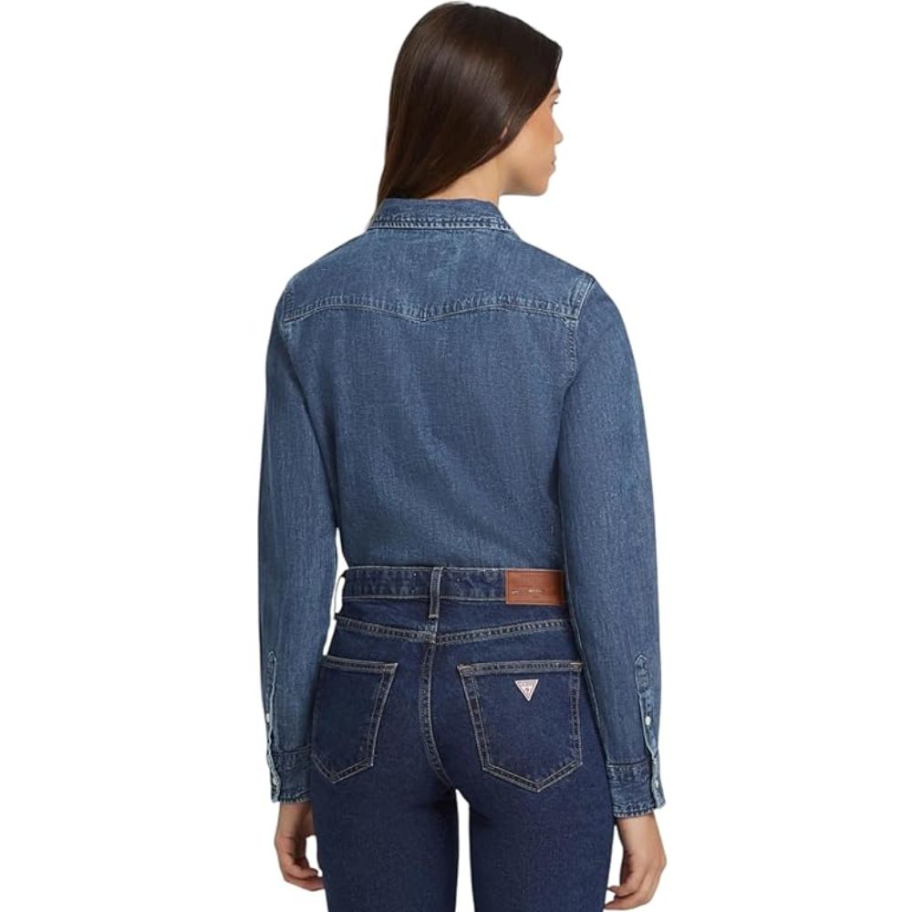 Guess Camicia Jeans da donna W4YH35D5EI3