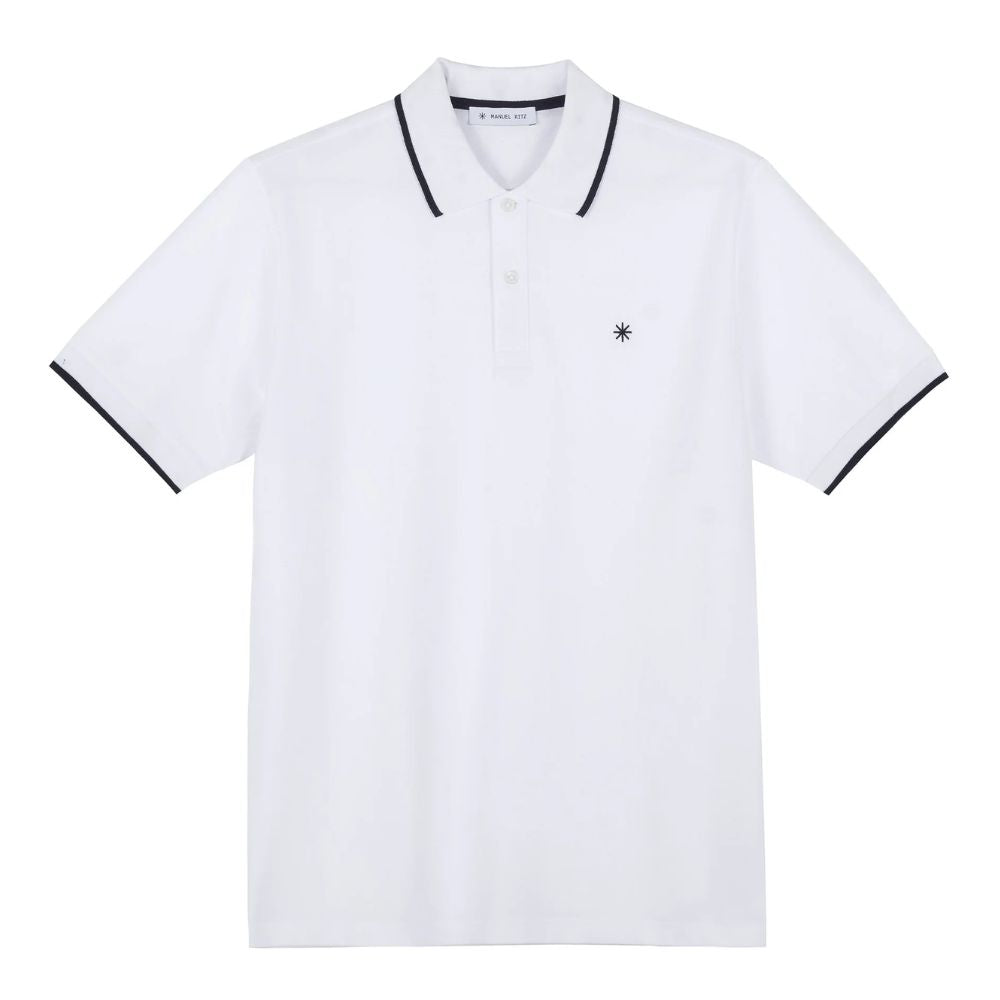 Manuel Ritz Polo contrasti in piquet 4032M550