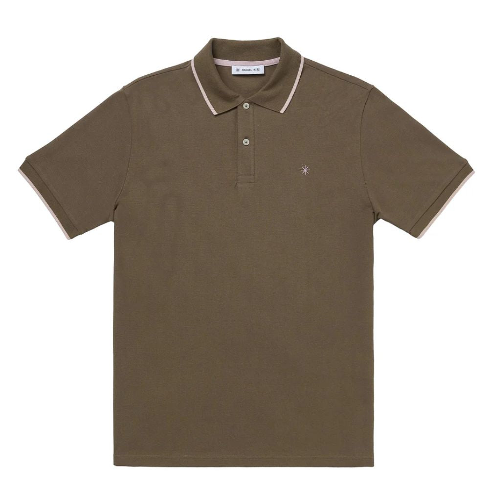 Manuel Ritz Polo contrasti in piquet 4032M550