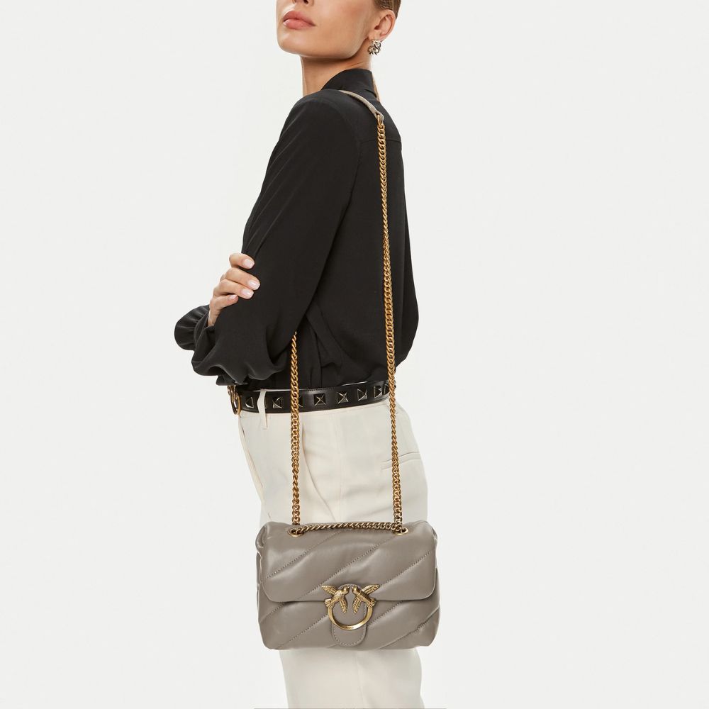 Pinko borsa a tracolla piccola Love Bag Puff in nappa trapuntata 100039-A0F2