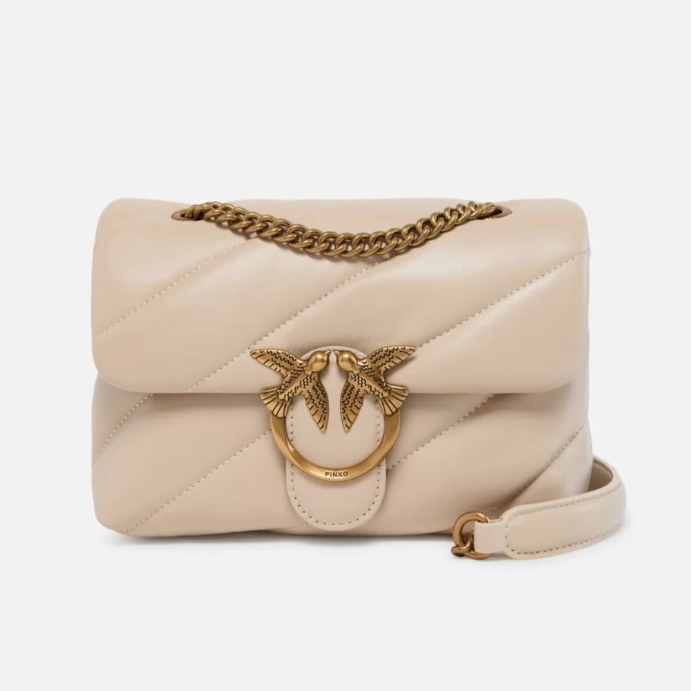 Pinko borsa a tracolla piccola Love Bag Puff in nappa trapuntata 100039-A0F2