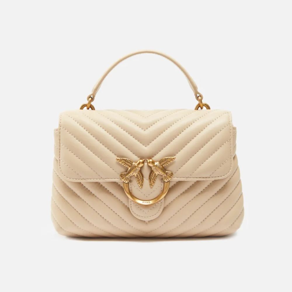Pinko Mini Lady Love Bag Puff Chevron donna 100044-A0GK