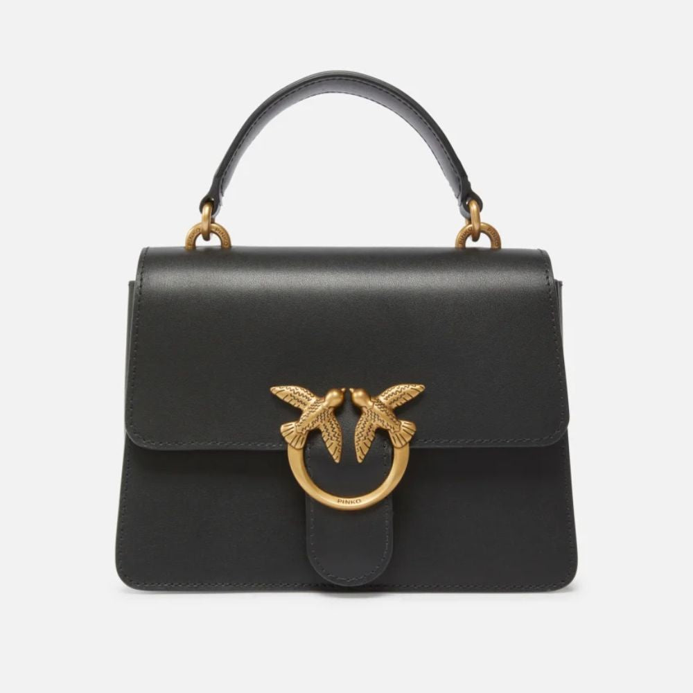 Pinko borsa a mano e tracolla piccola Love Bag in pelle 100071-A0F1