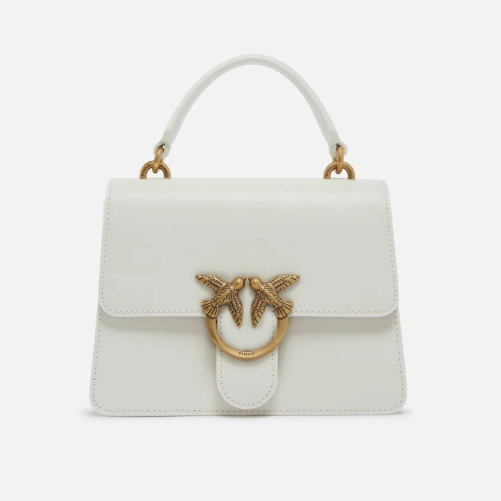 Pinko borsa a mano e tracolla piccola Love Bag in pelle 100071-A0F1