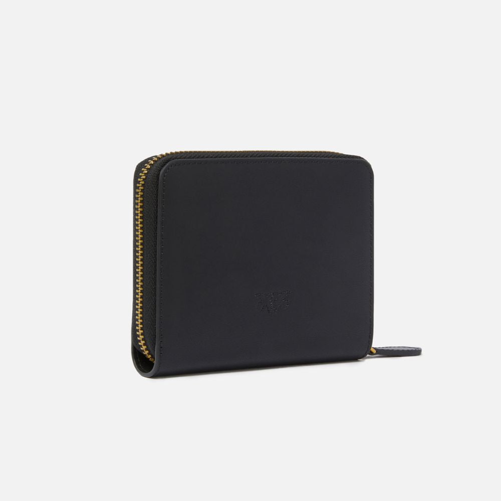 Pinko portafoglio quadrato zip-around in pelle 100249-A0F1