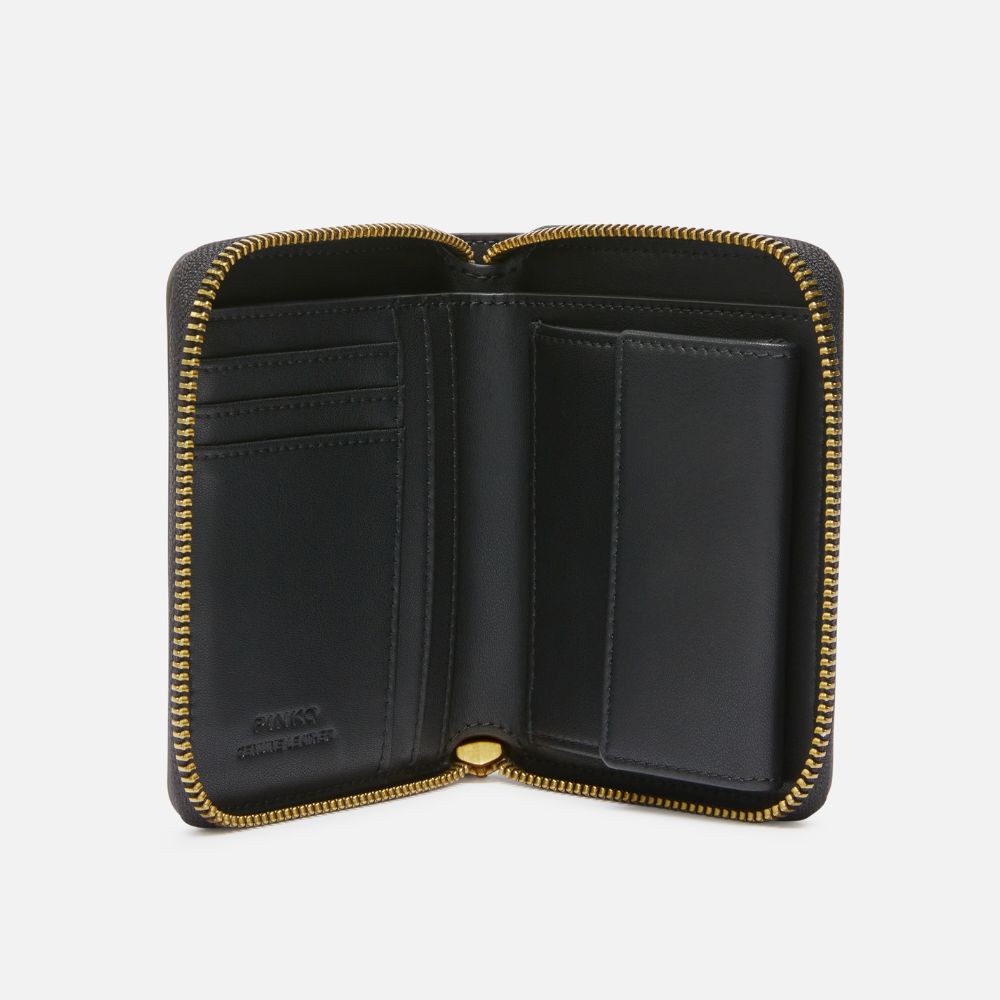 Pinko portafoglio quadrato zip-around in pelle 100249-A0F1