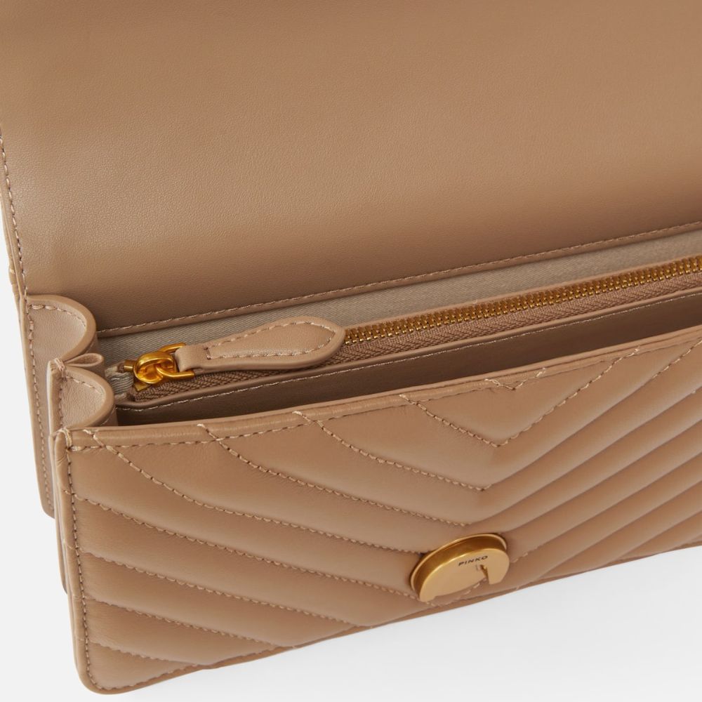 Pinko Borsa a tracolla piccola in nappa matelassé 10074-A0GK