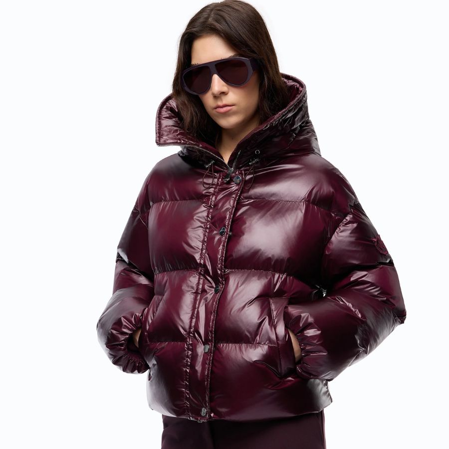 Pinko Piumino con cappuccio in tela tecnica 105656-A3FI