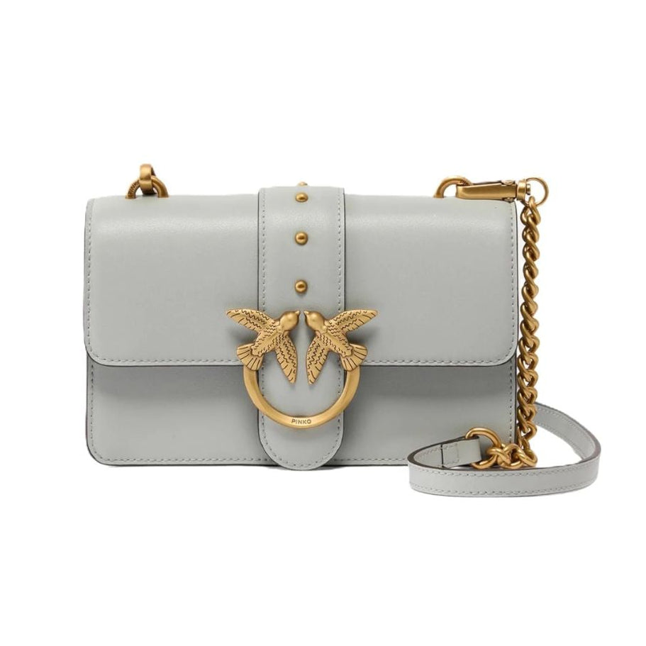 Pinko borsa a tracolla piccola Love Bag in pelle liscia 105856-A0F1/O