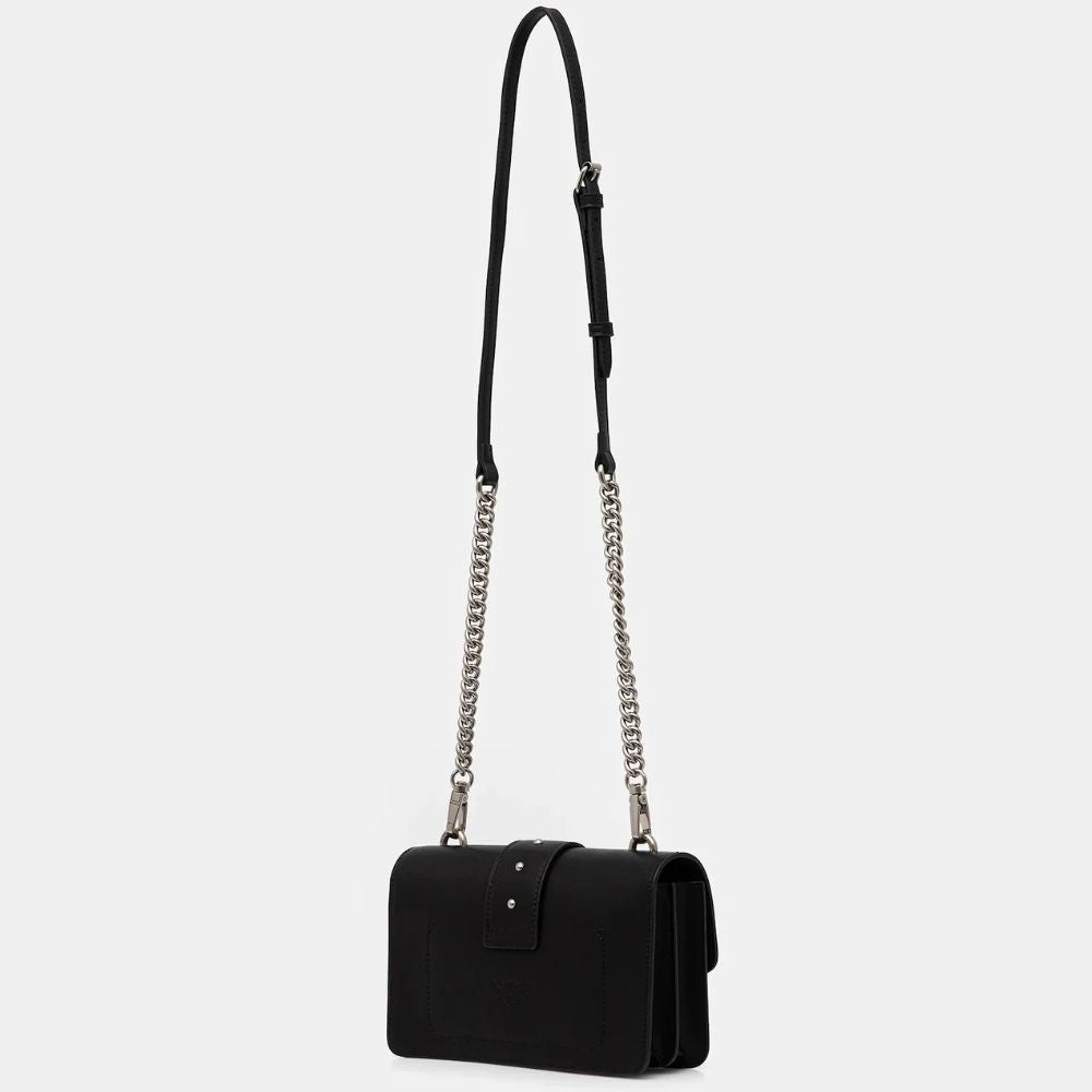 Pinko borsa a tracolla piccola Love Bag in pelle liscia 105856-A0F1/A