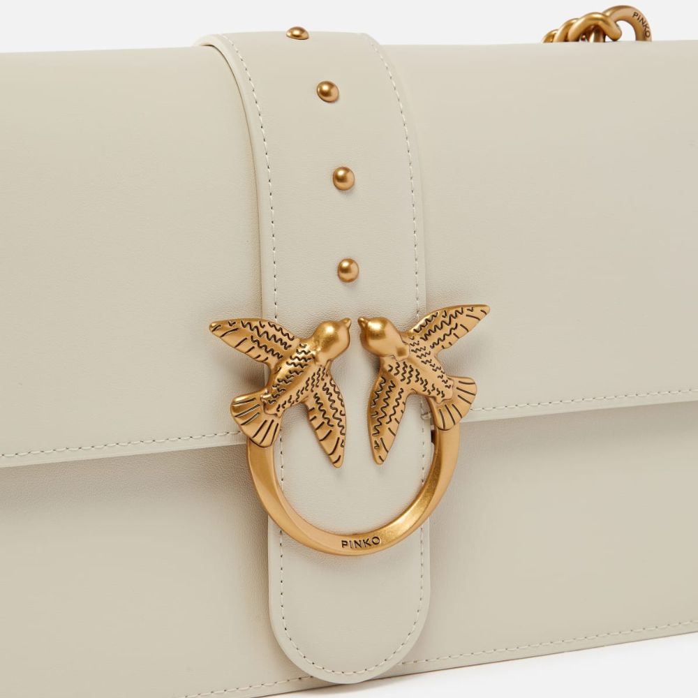 Pinko borsa a tracolla media Love Bag in pelle 105857-A0F1