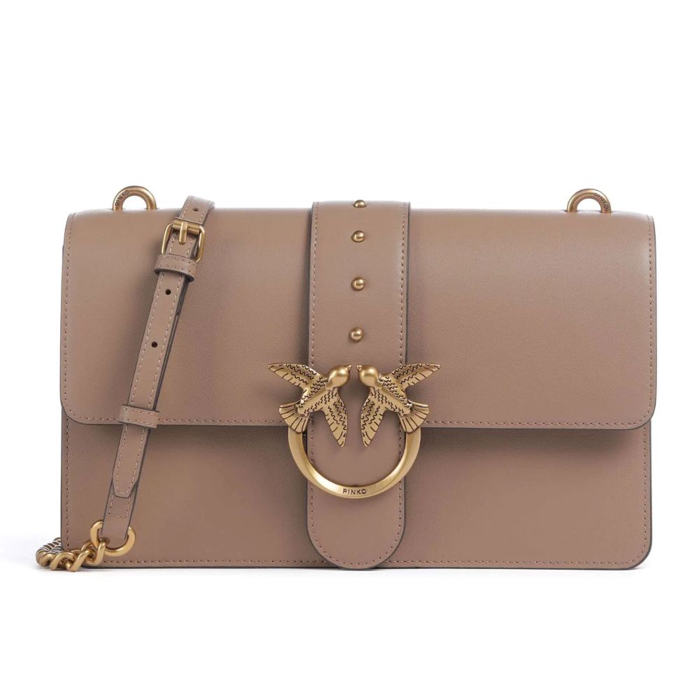Pinko borsa a tracolla media Love Bag in pelle 105857-A0F1