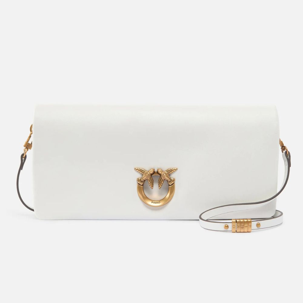 Pinko Pochette a tracolla media Love Bag Click Soft Horizontal in pelle da donna 106022-A0QO