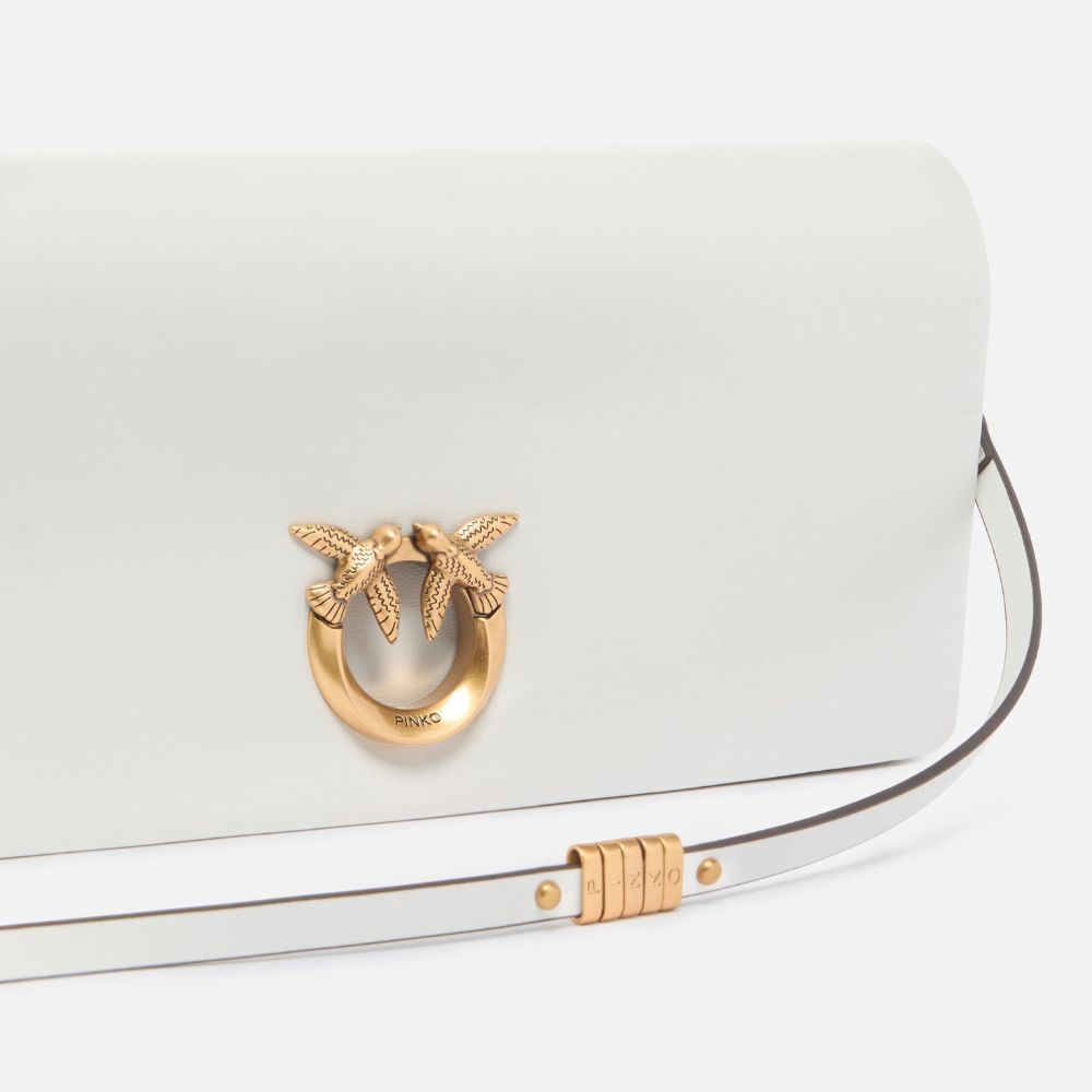 Pinko Pochette a tracolla media Love Bag Click Soft Horizontal in pelle da donna 106022-A0QO