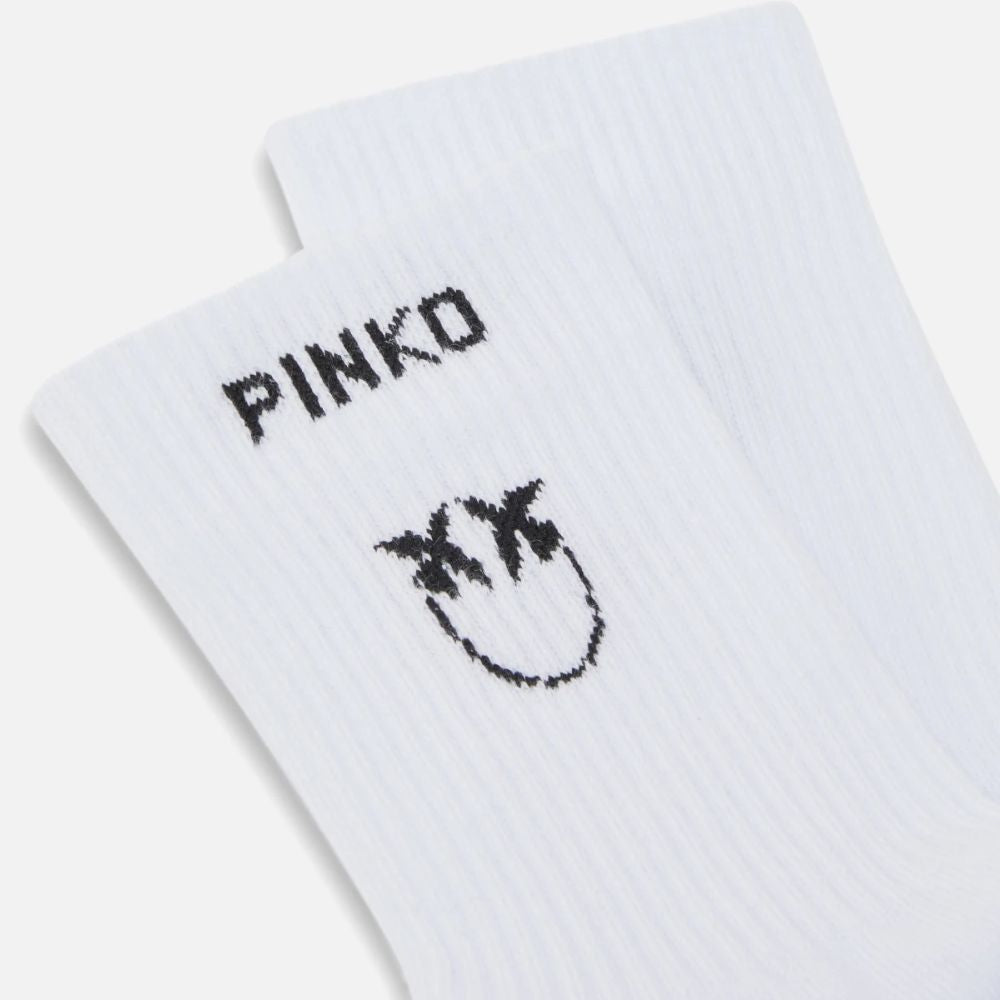 Pinko Calzini con logo Love Birds da donna 106071-A302