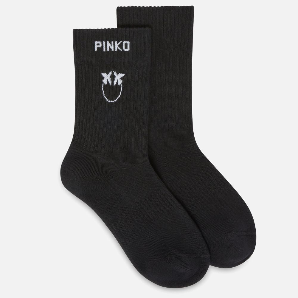 Pinko Calzini con logo Love Birds da donna 106071-A302