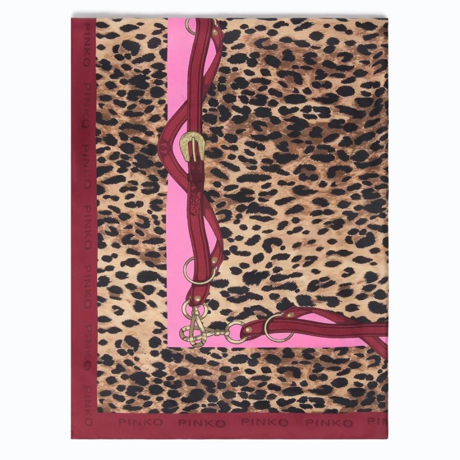 Pinko Foulard con stampa maculata da donna 106656-A3IN