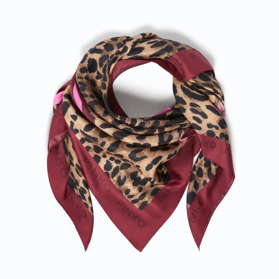 Pinko Foulard con stampa maculata da donna 106656-A3IN