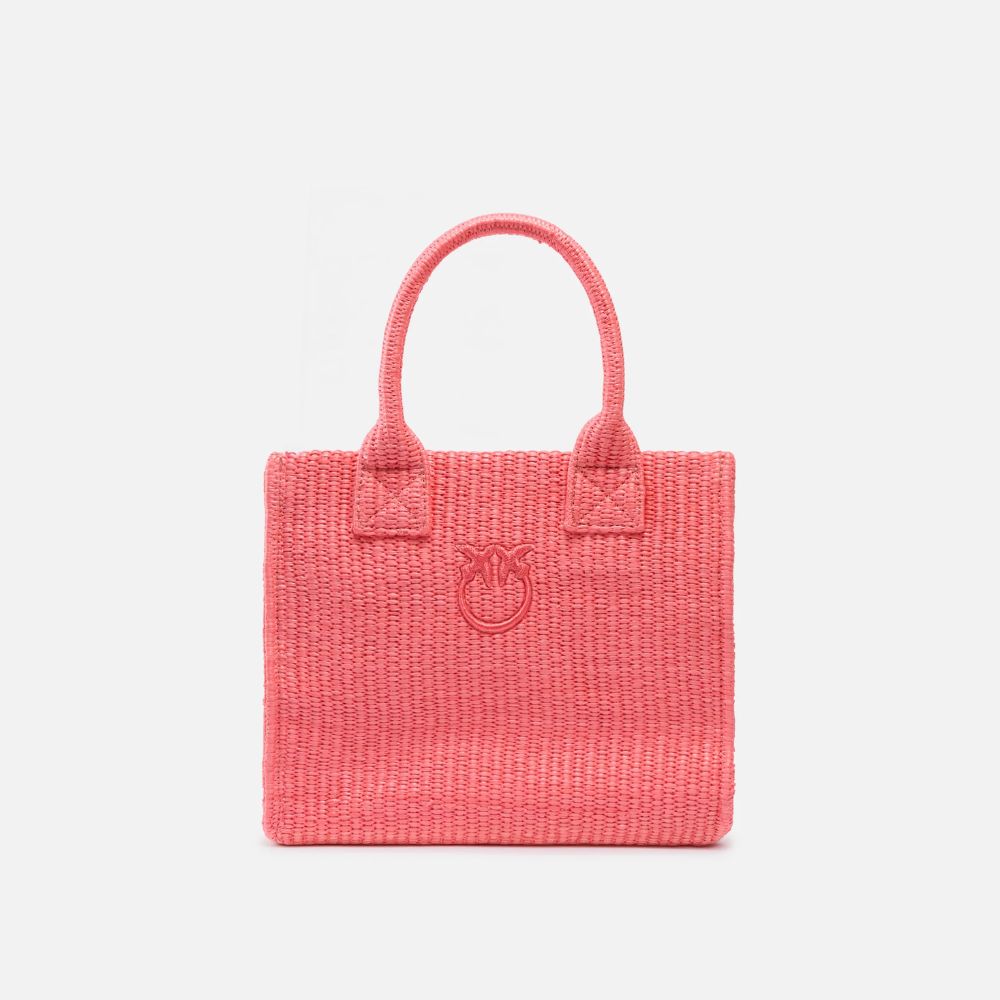 Pinko Borsa shopper piccola Beach in rafia da donna 106832-A39Y