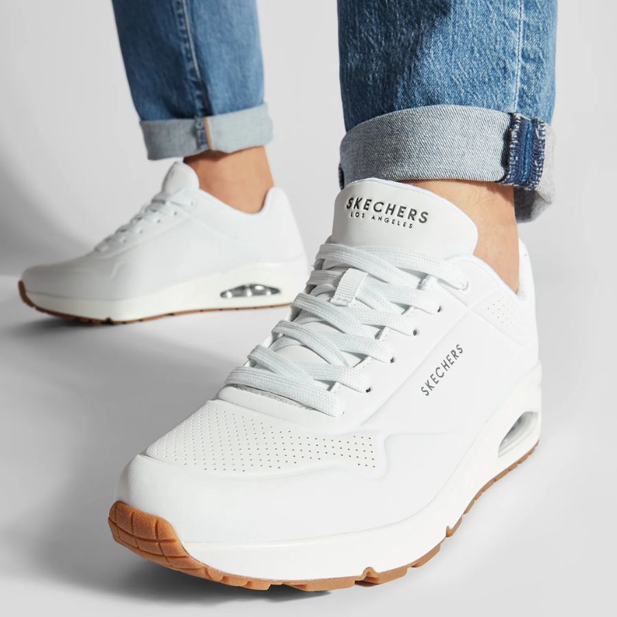 Skechers Sneakers da uomo 52458/WHT