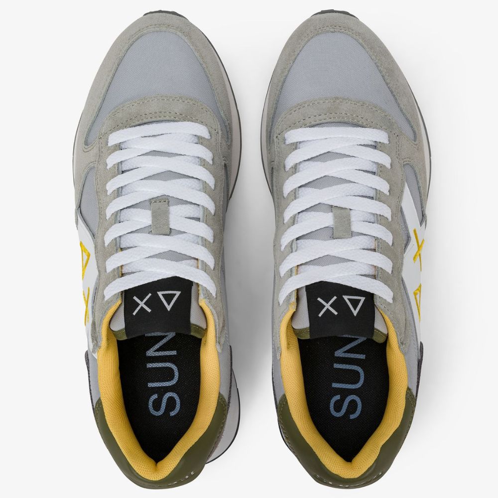 Sun68 Sneaker Jaki 2.0 Solid in nylon e suede da uomo Z36115