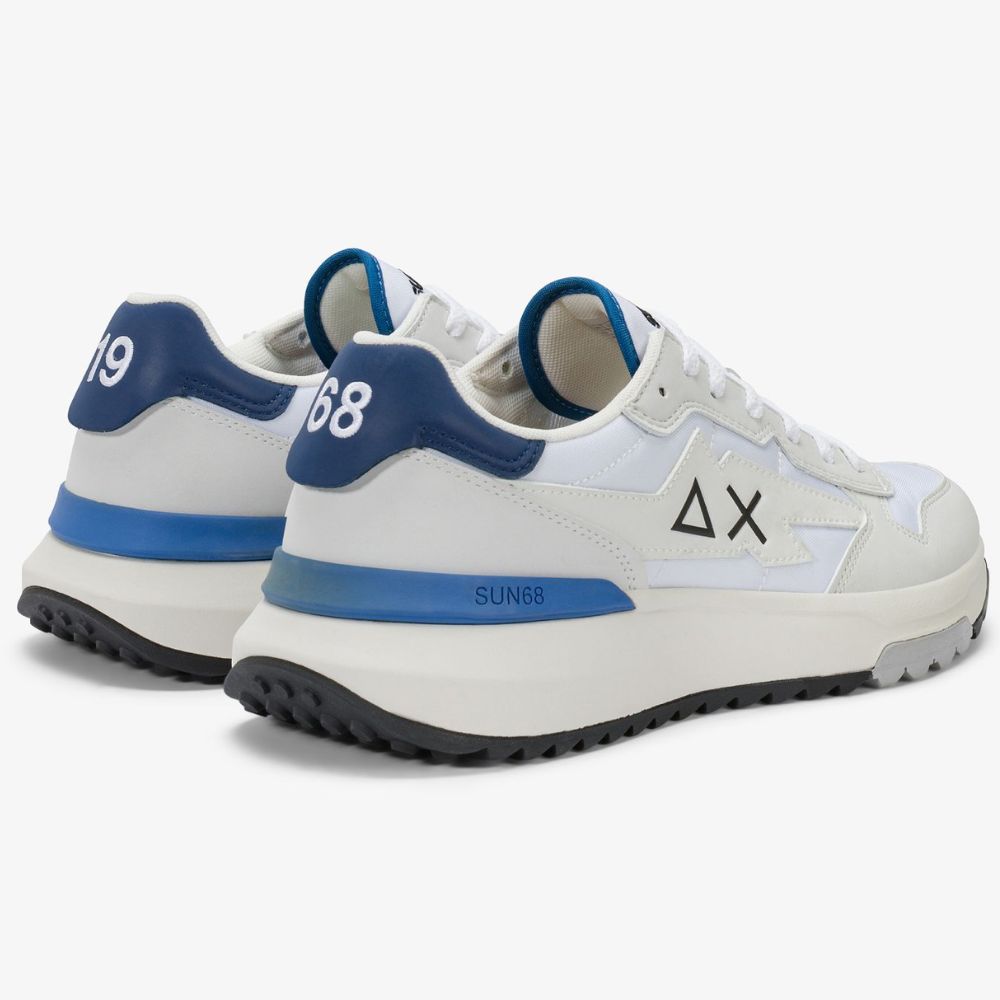 Sun68 Sneaker Niki 2.0 Solid in nylon e PU da uomo Z36121