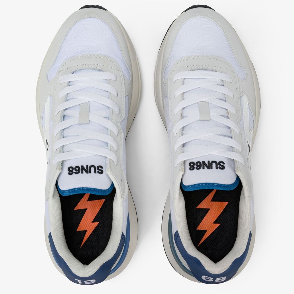 Sun68 Sneaker Niki 2.0 Solid in nylon e PU da uomo Z36121