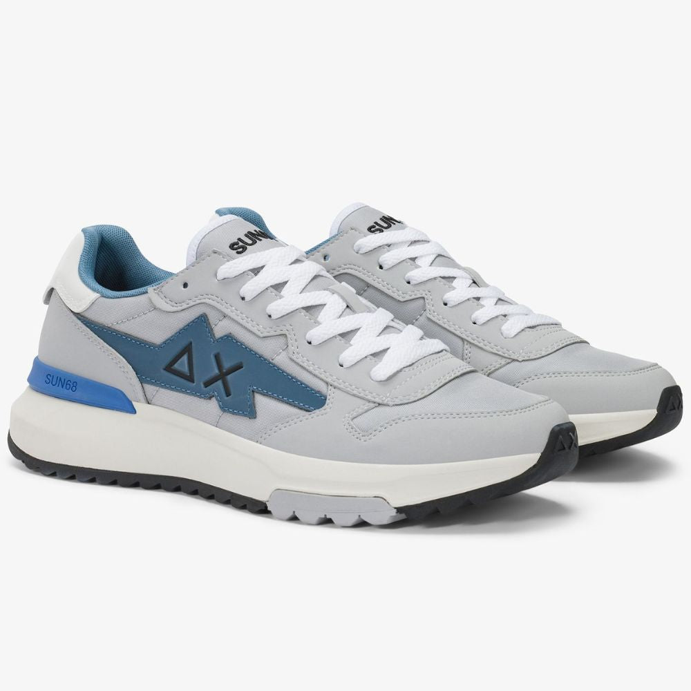 Sun68 Sneaker Niki 2.0 Solid in nylon e PU da uomo Z36121