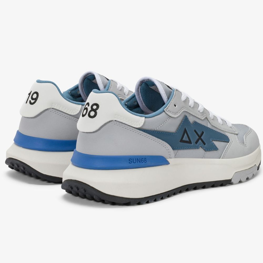 Sun68 Sneaker Niki 2.0 Solid in nylon e PU da uomo Z36121