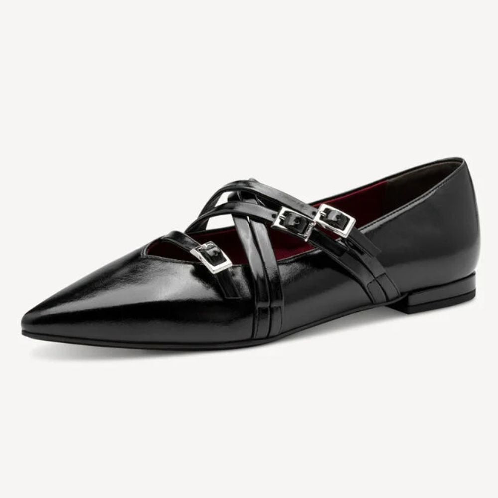 Tamaris ballerina con doppia fibbia da donna 22160-45