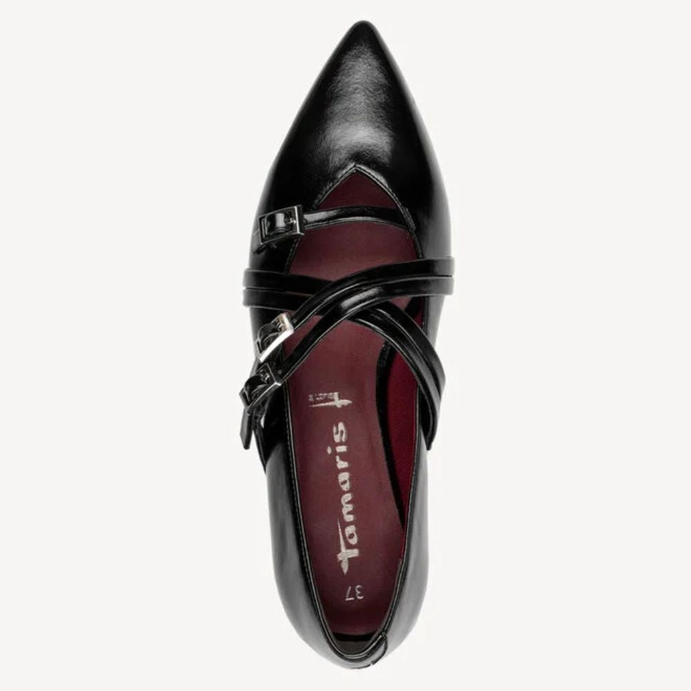 Tamaris ballerina con doppia fibbia da donna 22160-45