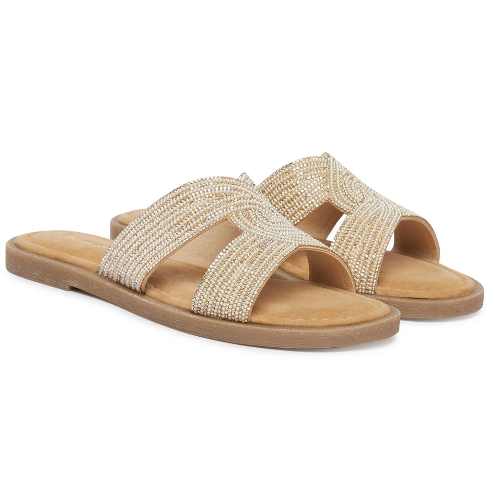 Tamaris Ciabatta con strass da donna 27113-42