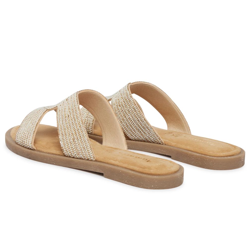 Tamaris Ciabatta con strass da donna 27113-42