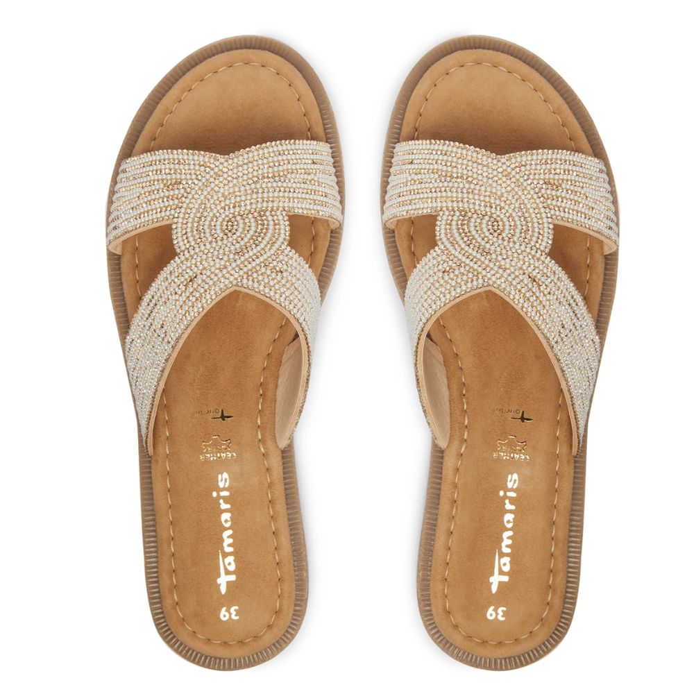 Tamaris Ciabatta con strass da donna 27113-42