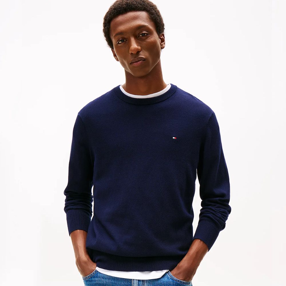 Tommy Hilfiger pullover con cashmere da uomo MW0MW28046