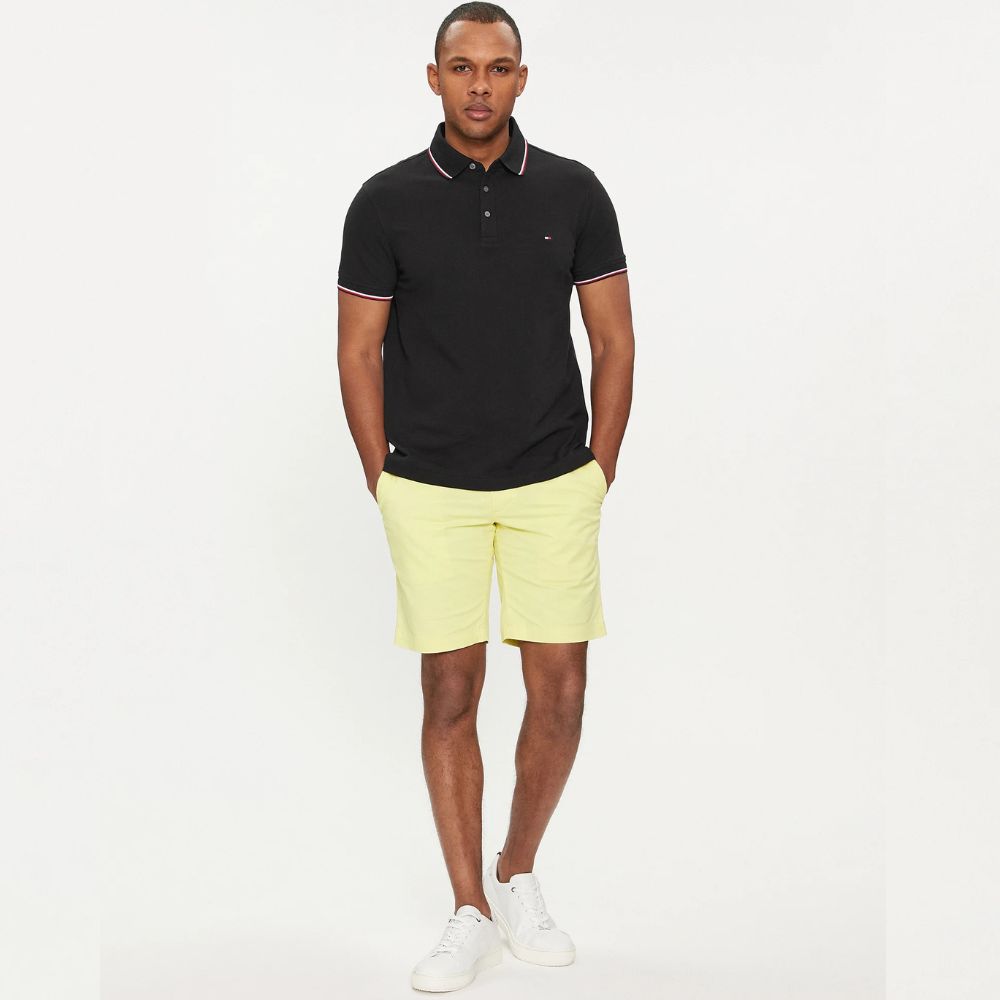 Tommy Hilfiger polo slim fit con bordi a contrasto da uomo MW0MW30750