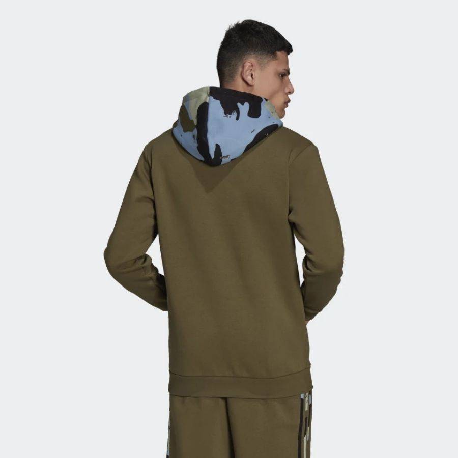 FELPA UOMO ADIDAS CAMO HOODY H13474