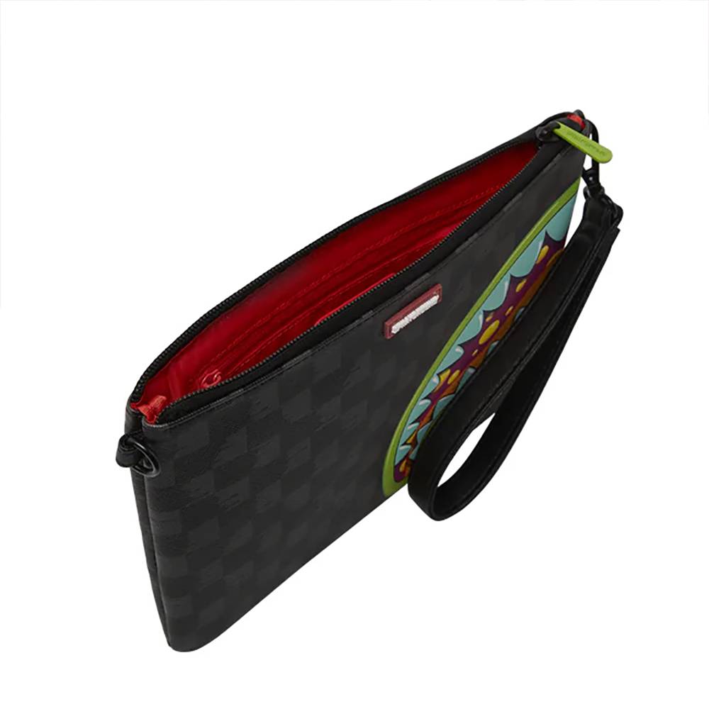 Sprayground pochette da uomo in ecopelle